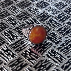 Carnelian Statement Ring